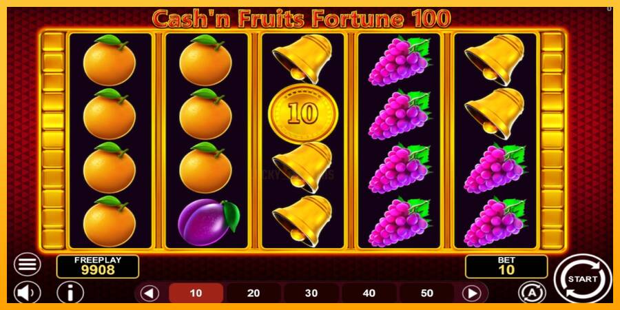 Cashn Fruits Fortune 100 游戏机赚钱, 图片 3