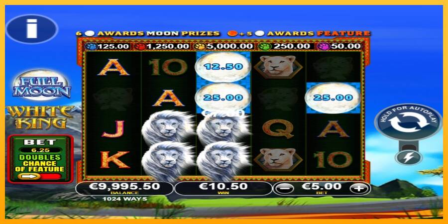 Full Moon: White King PowerPlay Jackpot 游戏机赚钱, 图片 2