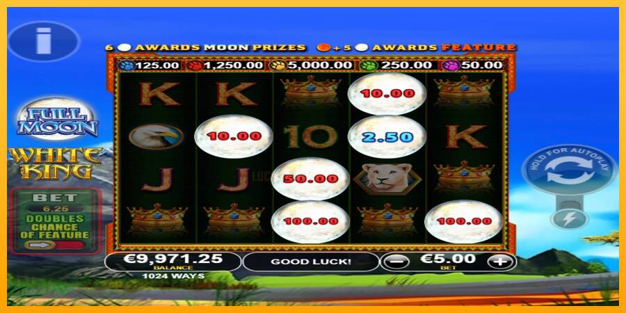 Full Moon: White King PowerPlay Jackpot 游戏机赚钱, 图片 3