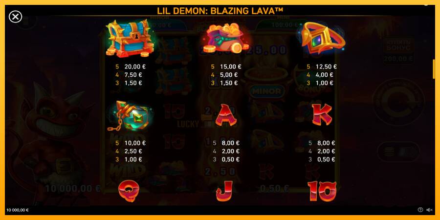 Lil Demon Blazing Lava 游戏机赚钱, 图片 5