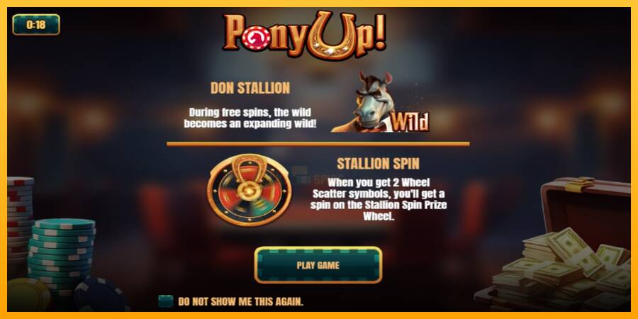 Pony Up 游戏机赚钱, 图片 1