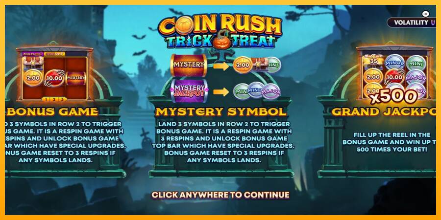 Coin Rush: Trick o Treat 游戏机赚钱, 图片 1