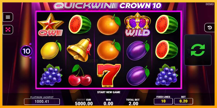 Quick Win Crown 10 游戏机赚钱, 图片 1