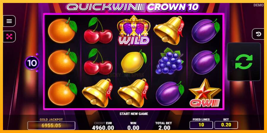 Quick Win Crown 10 游戏机赚钱, 图片 2