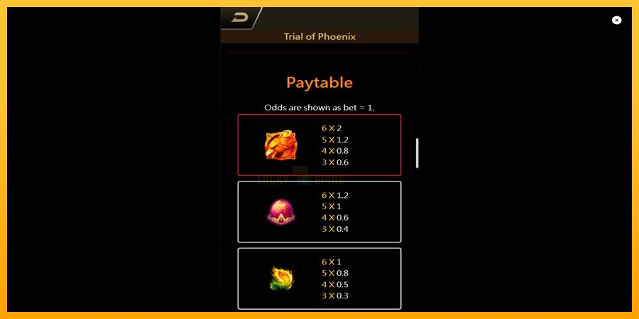 Trial of Phoenix 游戏机赚钱, 图片 6