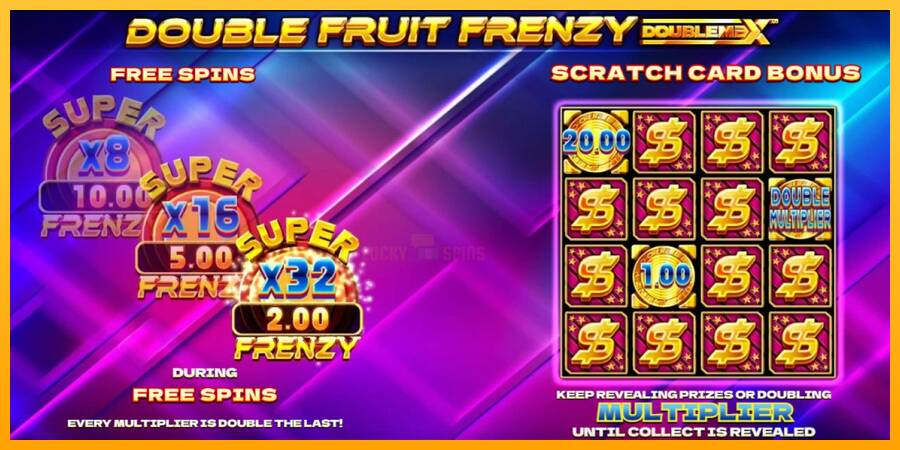 Double Fruit Frenzy DoubleMax 游戏机赚钱, 图片 3