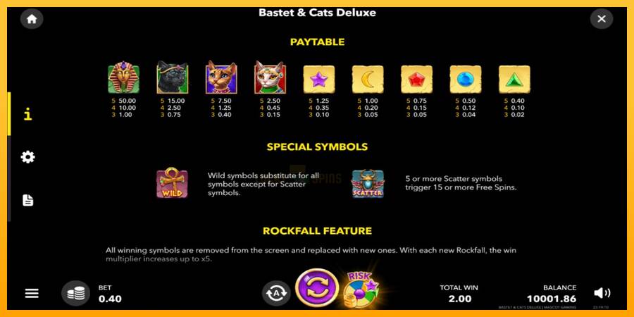 Bastet & Cats Deluxe 游戏机赚钱, 图片 5