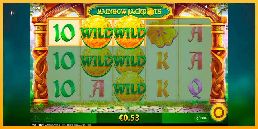 Rainbow Jackpots 游戏机赚钱, 图片 2