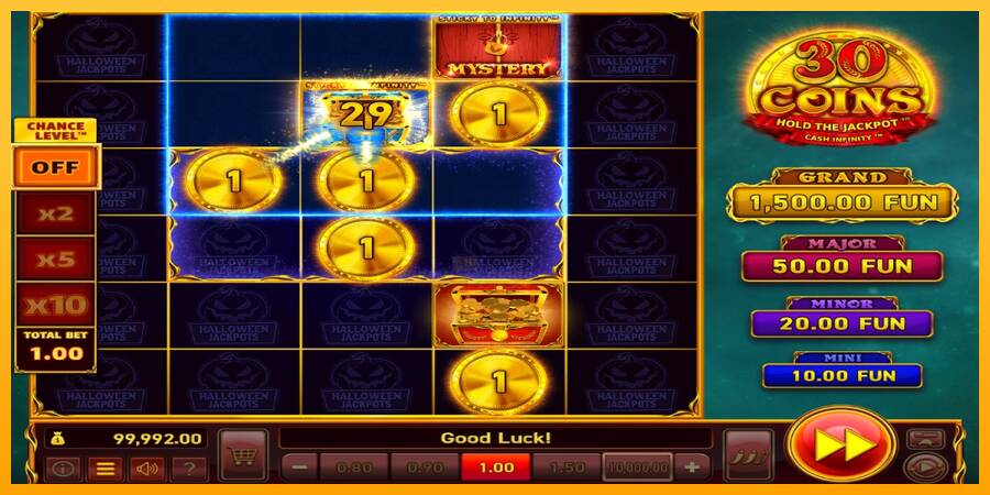 30 Coins Halloween Jackpots 游戏机赚钱, 图片 2