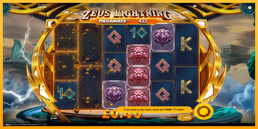 Zeus Lightning Megaways 游戏机赚钱, 图片 3