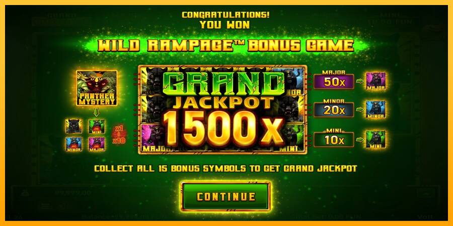 Mighty Wild: Panther Grand Gold Edition Halloween Jackpots 游戏机赚钱, 图片 3