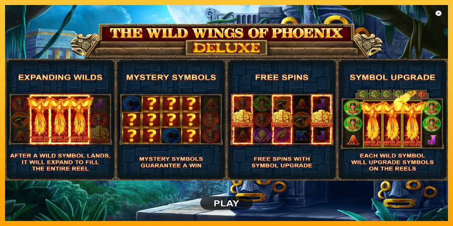 The Wild Wings of Phoenix Deluxe 游戏机赚钱, 图片 1