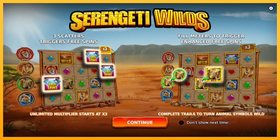 Serengeti Wilds 游戏机赚钱, 图片 1