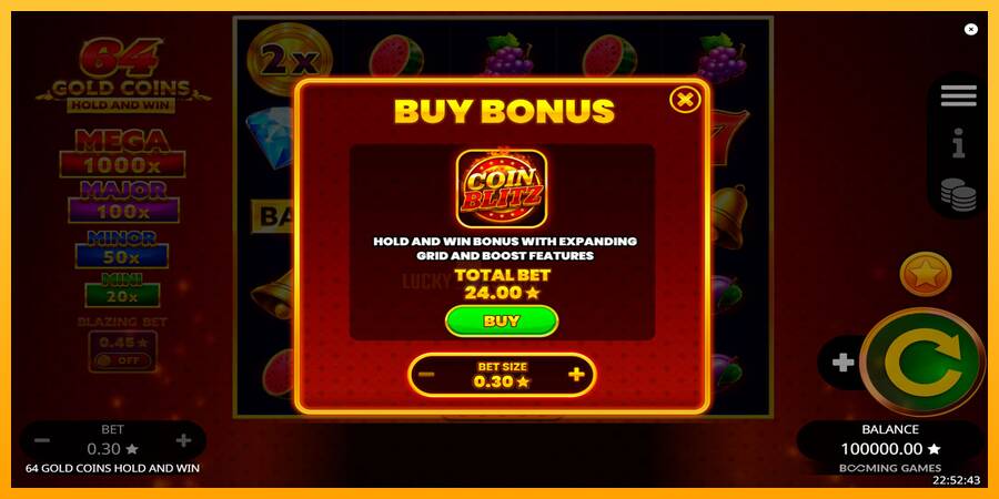 64 Gold Coins Hold and Win 游戏机赚钱, 图片 5