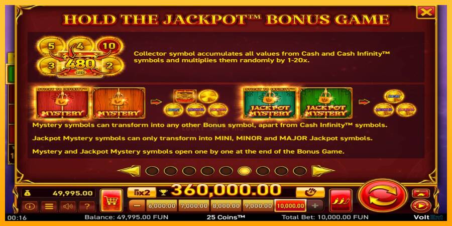 25 Coins Halloween Jackpots 游戏机赚钱, 图片 6