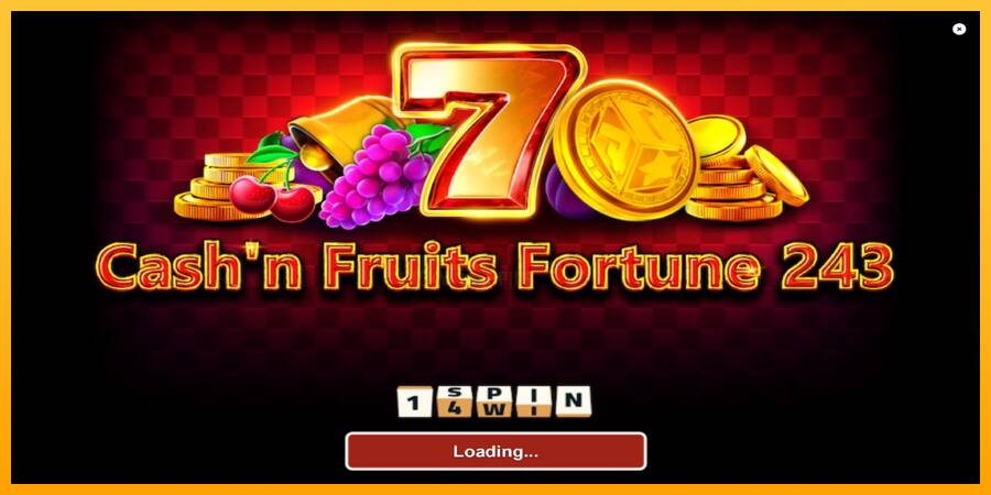 Cashn Fruits Fortune 243 游戏机赚钱, 图片 1