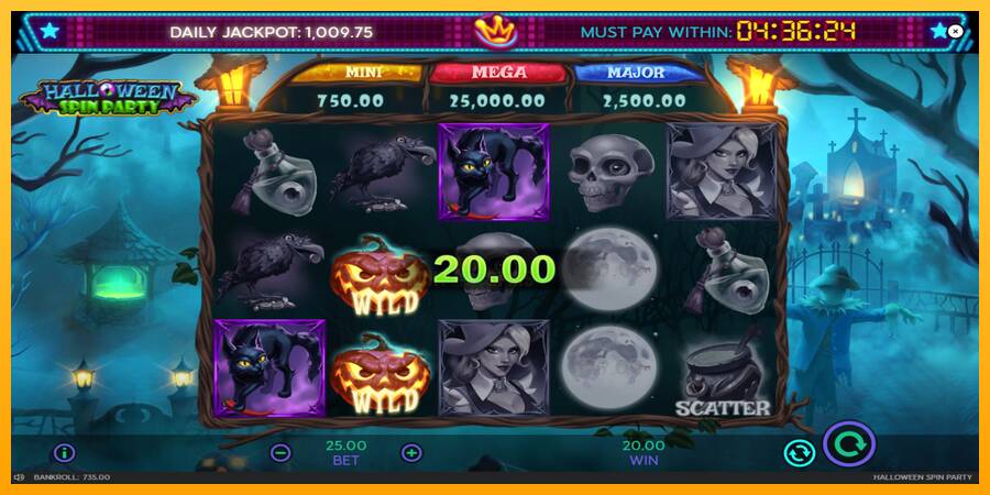 Halloween Spin Party 游戏机赚钱, 图片 6