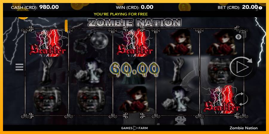 Zombie Nation 游戏机赚钱, 图片 2