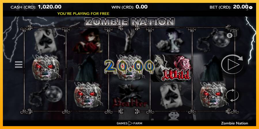 Zombie Nation 游戏机赚钱, 图片 3