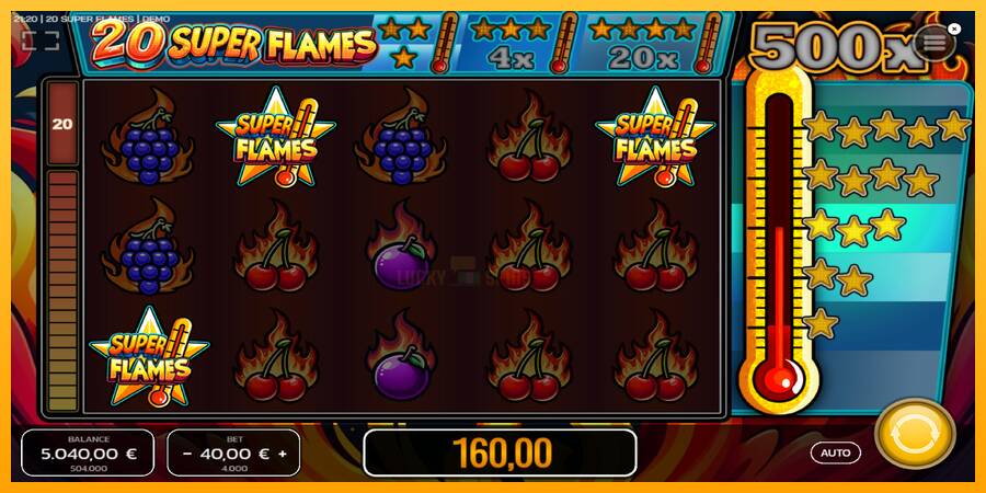 20 Super Flames 游戏机赚钱, 图片 2