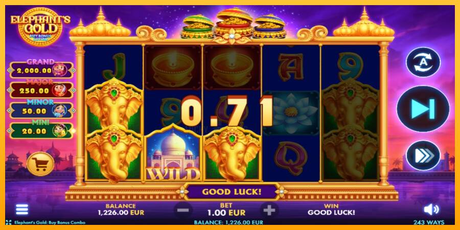 Elephants Gold Buy Bonus Combo 游戏机赚钱, 图片 3