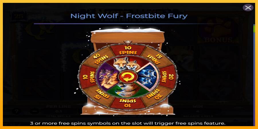 Night Wolf - Frostbite Fury 游戏机赚钱, 图片 4