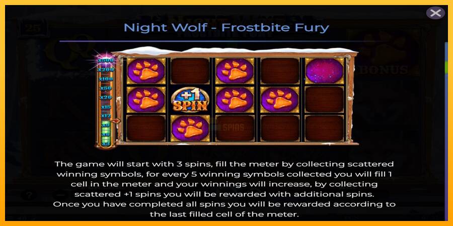 Night Wolf - Frostbite Fury 游戏机赚钱, 图片 5