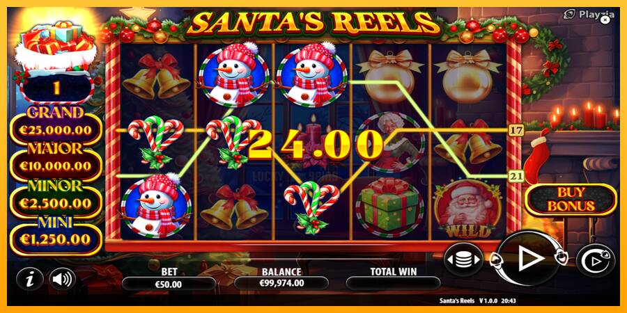 Santas Reels 游戏机赚钱, 图片 3