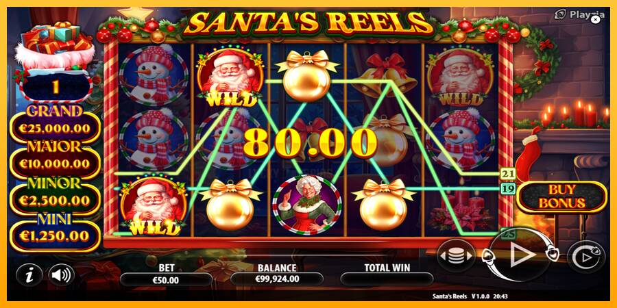 Santas Reels 游戏机赚钱, 图片 4