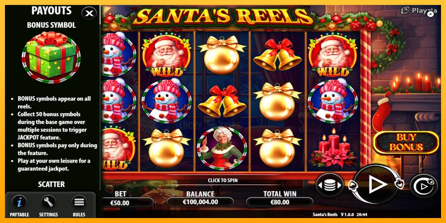 Santas Reels 游戏机赚钱, 图片 5