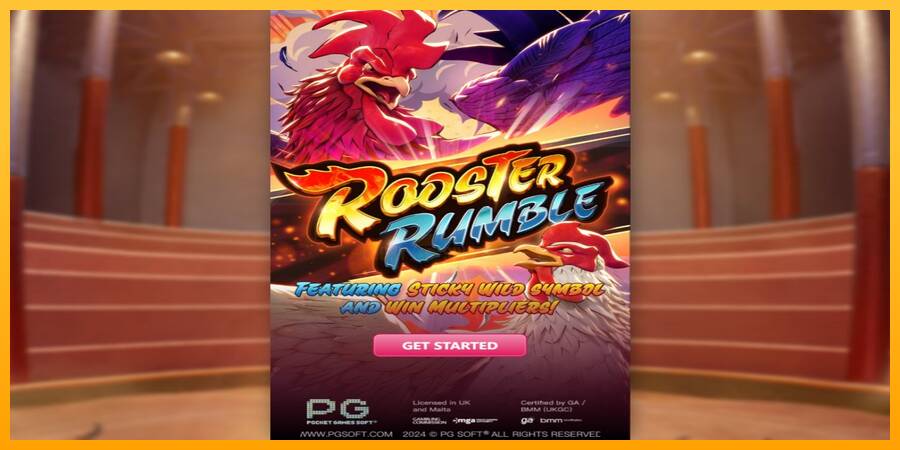 Rooster Rumble 游戏机赚钱, 图片 1