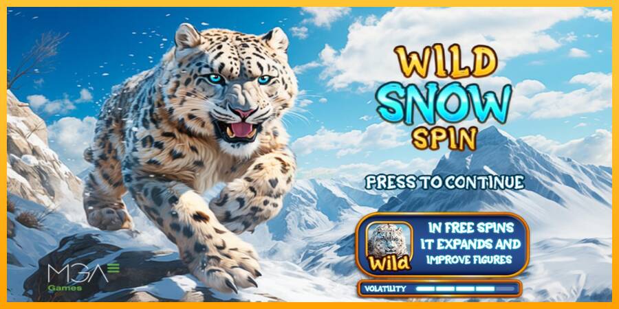 Wild Snow Spin 游戏机赚钱, 图片 1