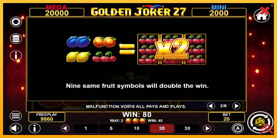 Golden Joker 27 Hold & Win 游戏机赚钱, 图片 6