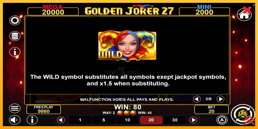 Golden Joker 27 Hold & Win 游戏机赚钱, 图片 7