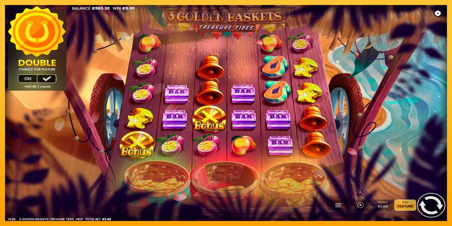 3 Golden Baskets: Treasure Tides 游戏机赚钱, 图片 4