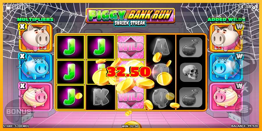 Piggy Bank Run - Shriek Streak 游戏机赚钱, 图片 3