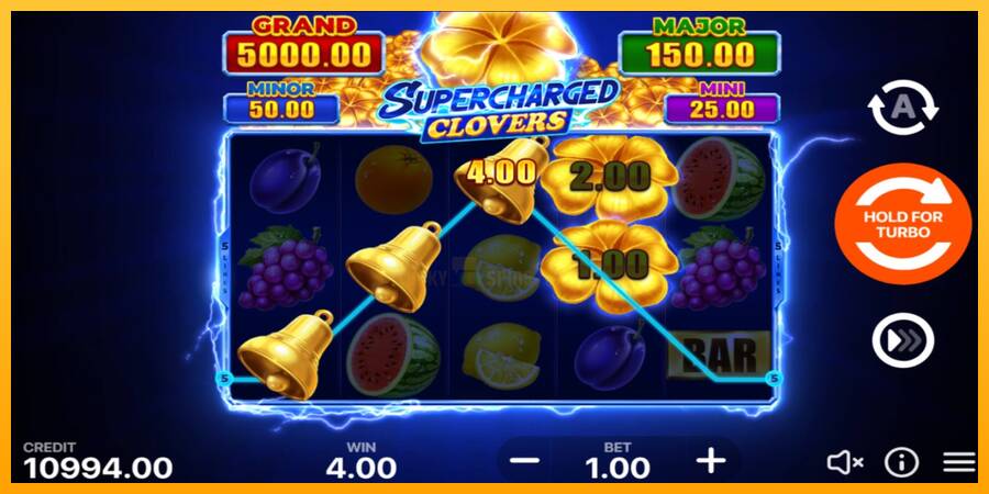 Supercharged Clovers: Hold and Win 游戏机赚钱, 图片 2