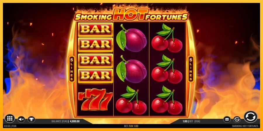 Smoking Hot Fortunes 游戏机赚钱, 图片 1